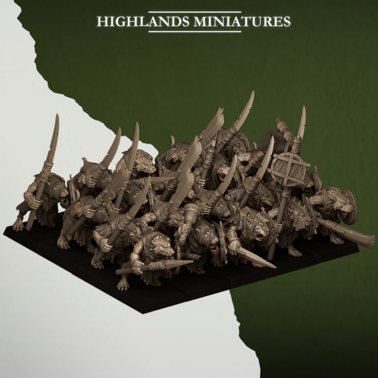高地迷你模型·2025年鼠年·3D打印角色模型|Highlands Miniatures – January 2025 – The Year of the Rat – 3D Print Model