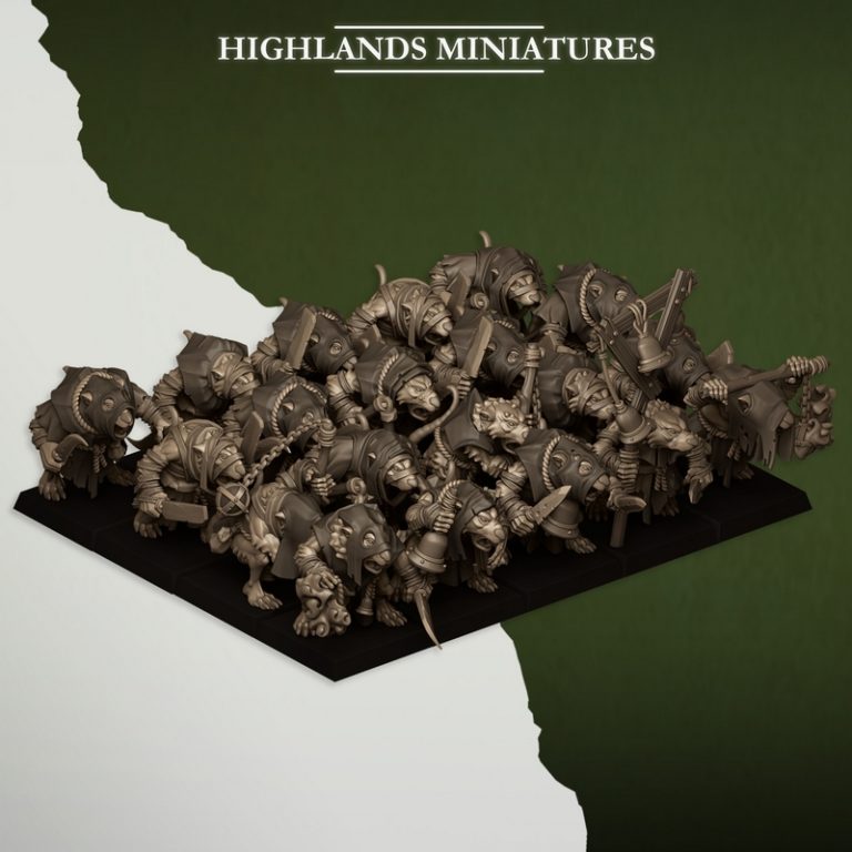 高地迷你模型·2025年鼠年·3D打印角色模型|Highlands Miniatures – January 2025 – The Year of the Rat – 3D Print Model