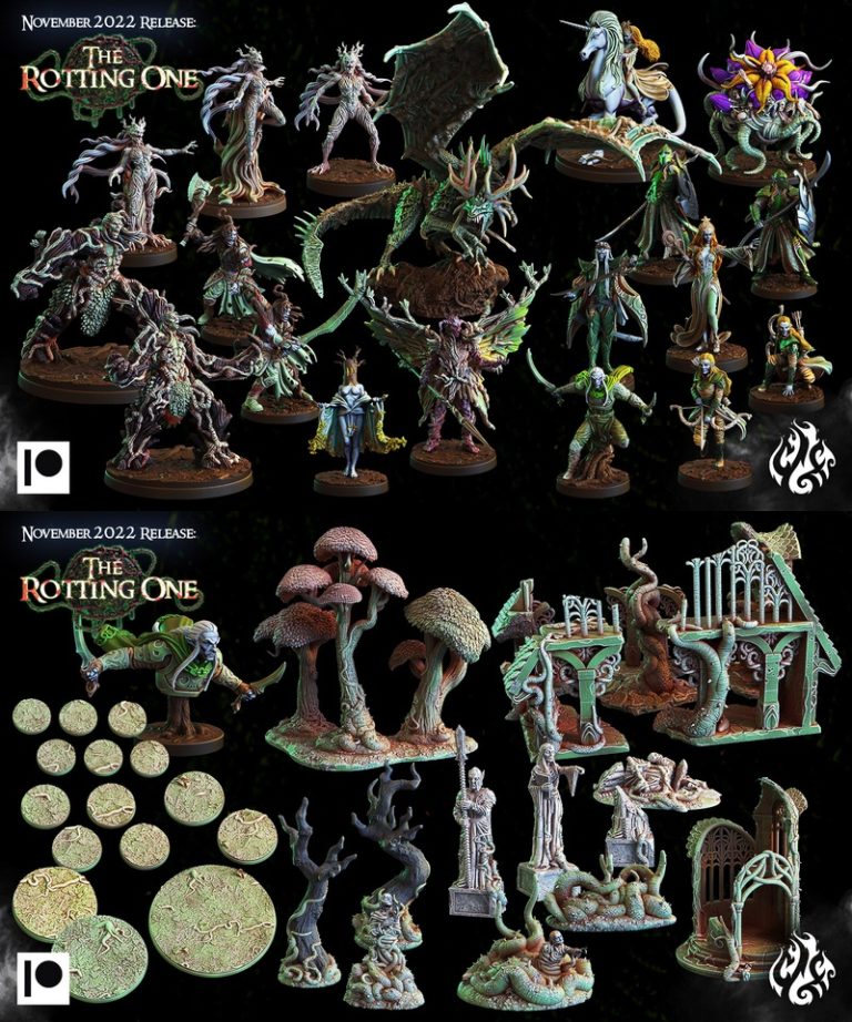 腐烂之神工坊——十一月2022——腐烂者——3D打印模型|Crippled God Foundry – November 2022 – The Rotting One – 3D Print Model