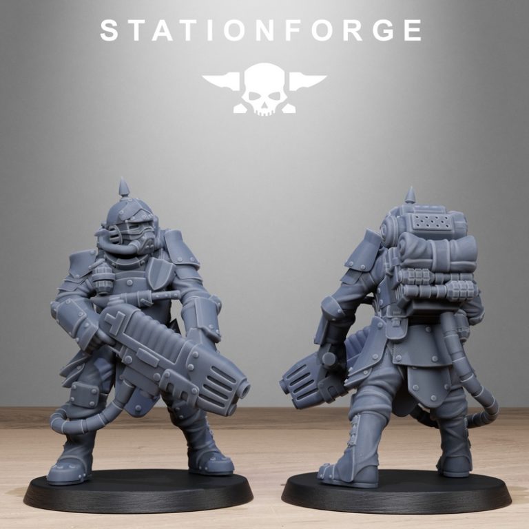 Station Forge - 皇家守卫堡垒兵 3D打印模型|Station Forge – RoyalGuard Bastioners – 3D Print Model