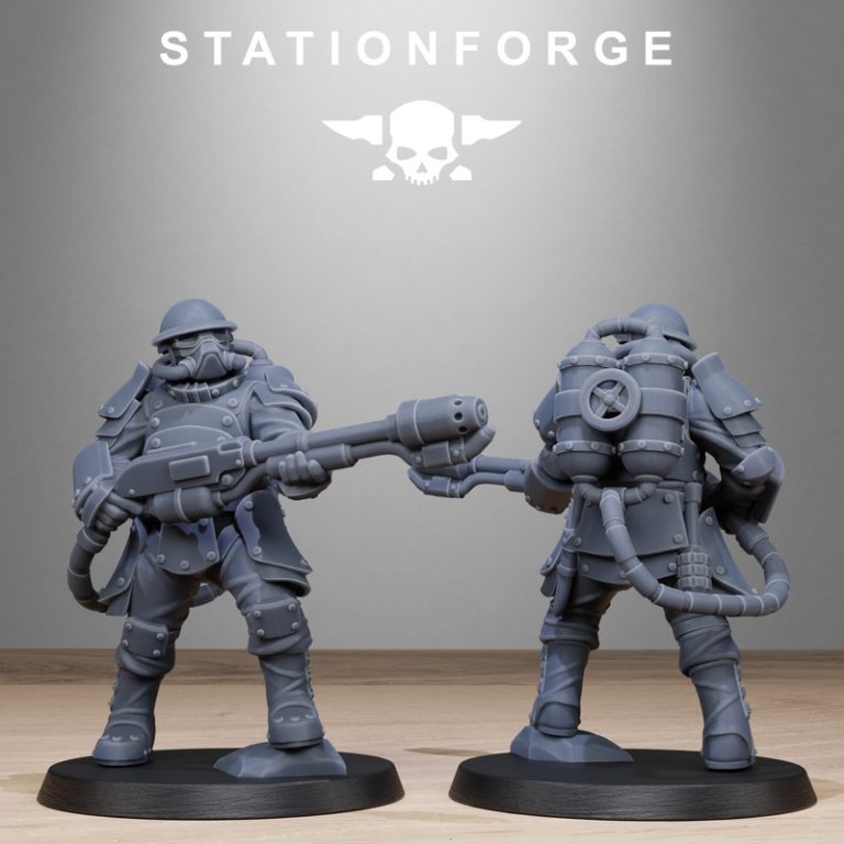 Station Forge - 皇家守卫堡垒兵 3D打印模型|Station Forge – RoyalGuard Bastioners – 3D Print Model