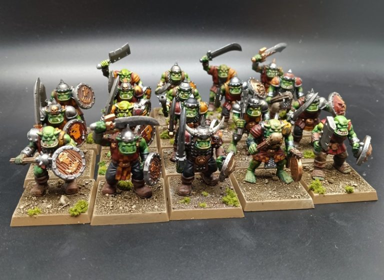 兽人与小鬼之战——兽人战士3D打印模型|Monstrous Encounters – Orcs and Goblins – Orc Warriors Unit – 3D Print Model