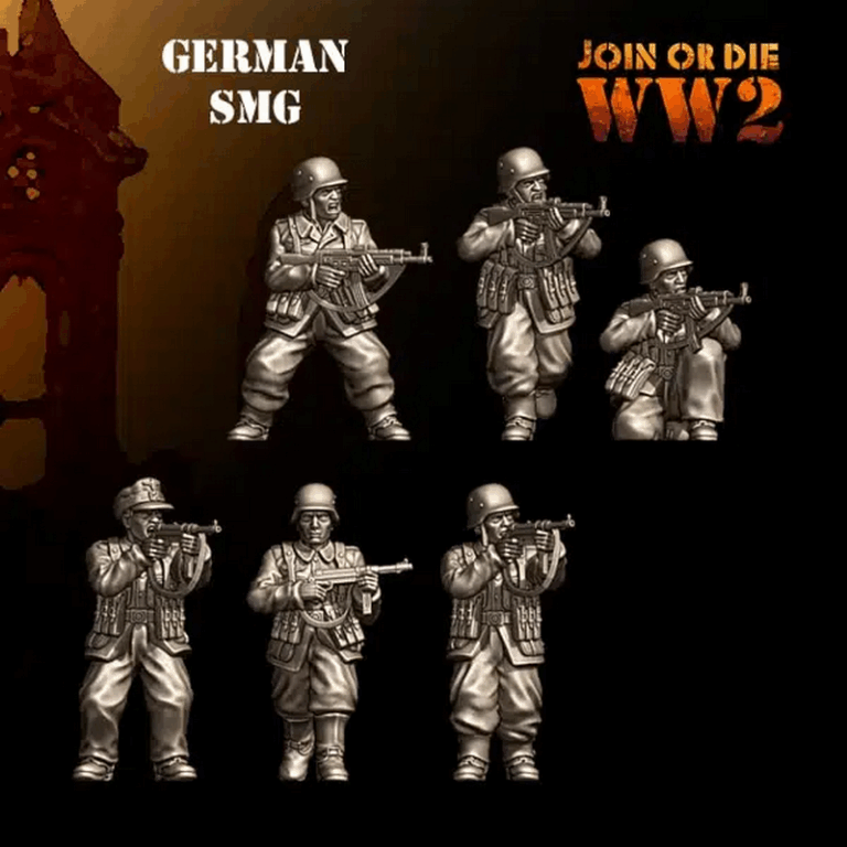 二战德国陆军套装 - 3D打印模型|Join or Die WW2 – German Army Pack – 3D Print Model
