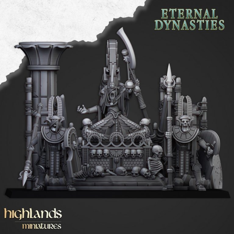 高地迷你模型 - 永恒王朝完整收藏 - 3D打印模型|Highlands Miniatures – Eternal Dynasties Complete Collection – 3D Print Model
