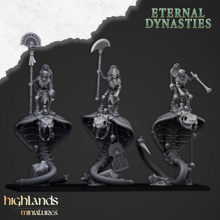 高地迷你模型 - 永恒王朝完整收藏 - 3D打印模型|Highlands Miniatures – Eternal Dynasties Complete Collection – 3D Print Model