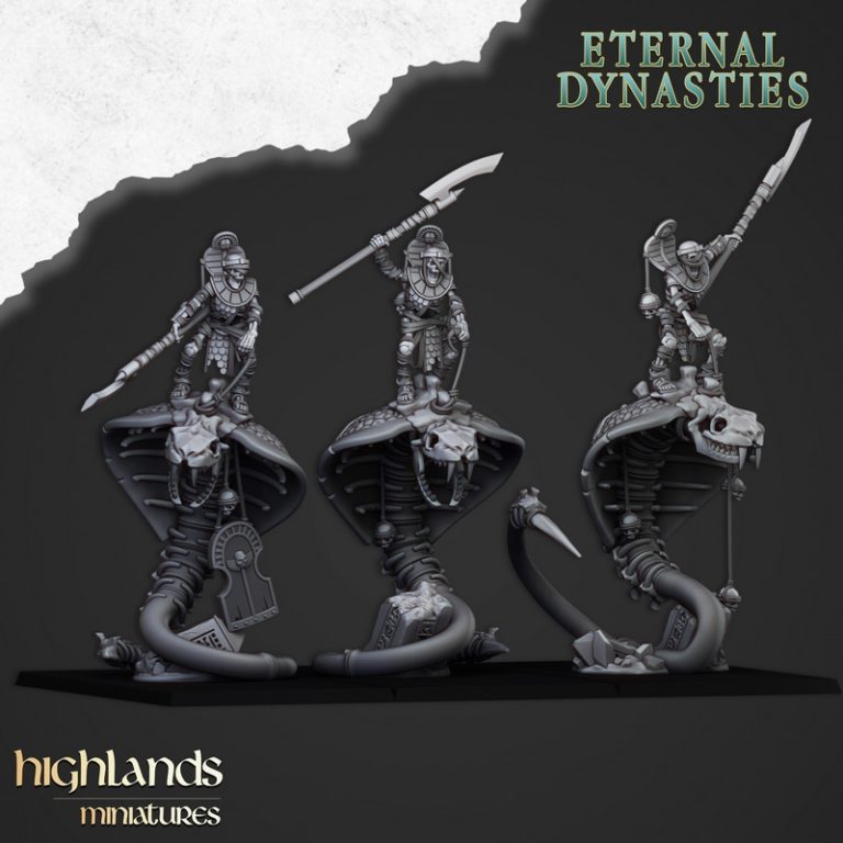 高地迷你模型 - 永恒王朝完整收藏 - 3D打印模型|Highlands Miniatures – Eternal Dynasties Complete Collection – 3D Print Model