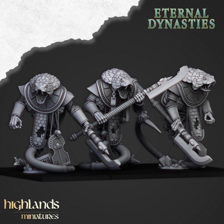 高地迷你模型 - 永恒王朝完整收藏 - 3D打印模型|Highlands Miniatures – Eternal Dynasties Complete Collection – 3D Print Model