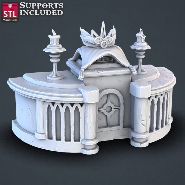 皇家法庭套装 - 3D打印模型|Royal Court Set – 3D Print Model