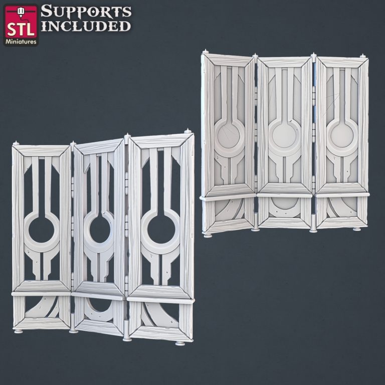 皇家法庭套装 - 3D打印模型|Royal Court Set – 3D Print Model