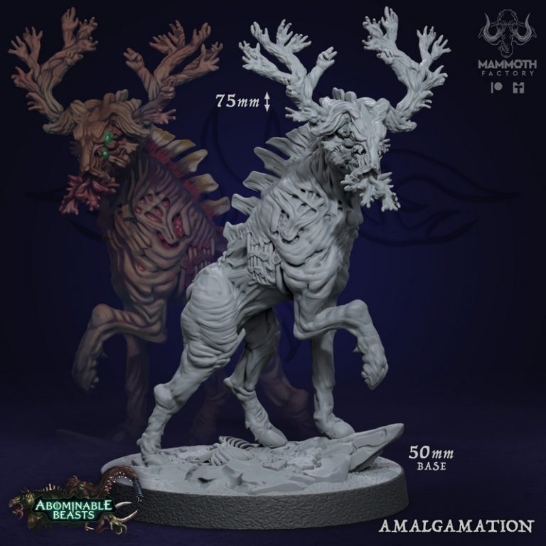 巨象工坊——怪兽系列——3D打印模型|Mammoth Factory – Abominable Beasts – 3D Print Model