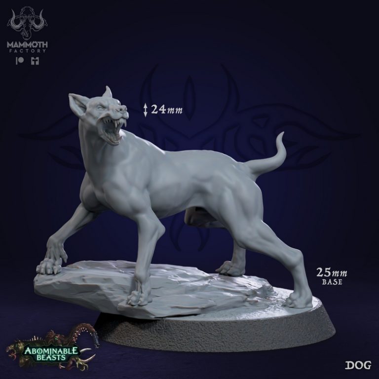 巨象工坊——怪兽系列——3D打印模型|Mammoth Factory – Abominable Beasts – 3D Print Model
