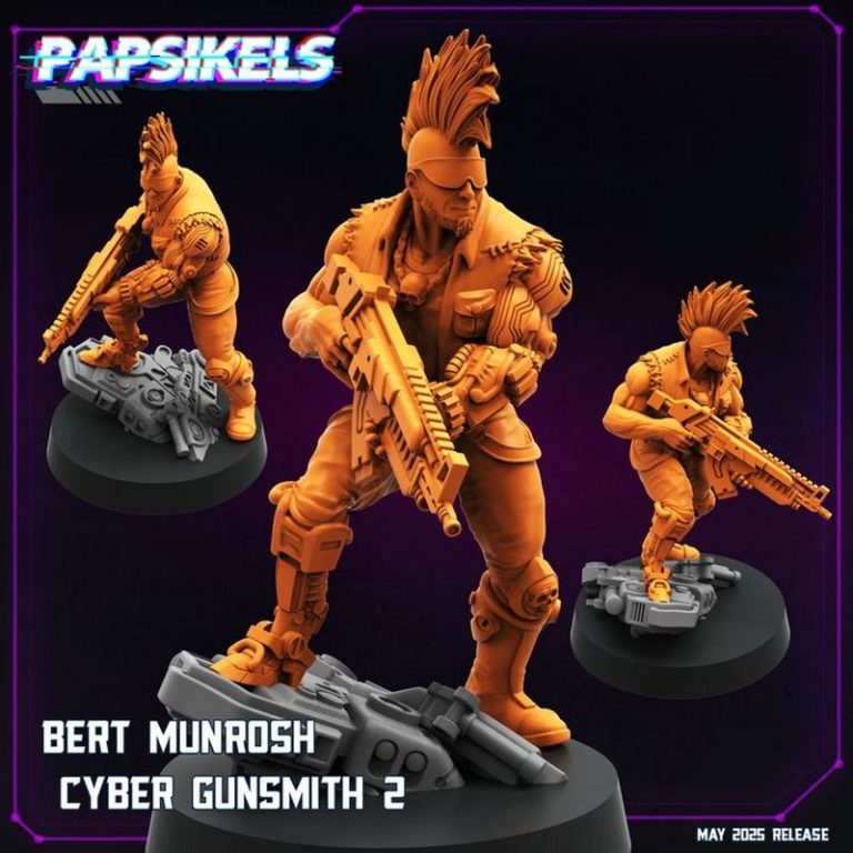 Papsikels迷你模型2025科幻系列3D打印模型|Papsikels Miniatures – May 2025 – Sci-Fi Models – 3D Print Model