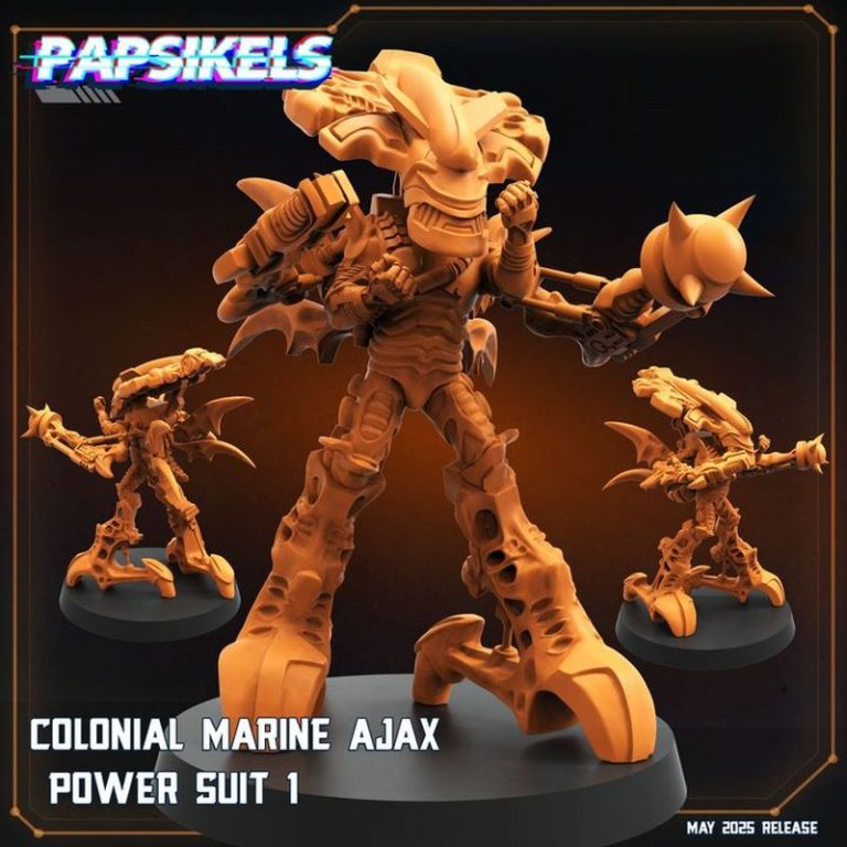 Papsikels迷你模型2025科幻系列3D打印模型|Papsikels Miniatures – May 2025 – Sci-Fi Models – 3D Print Model