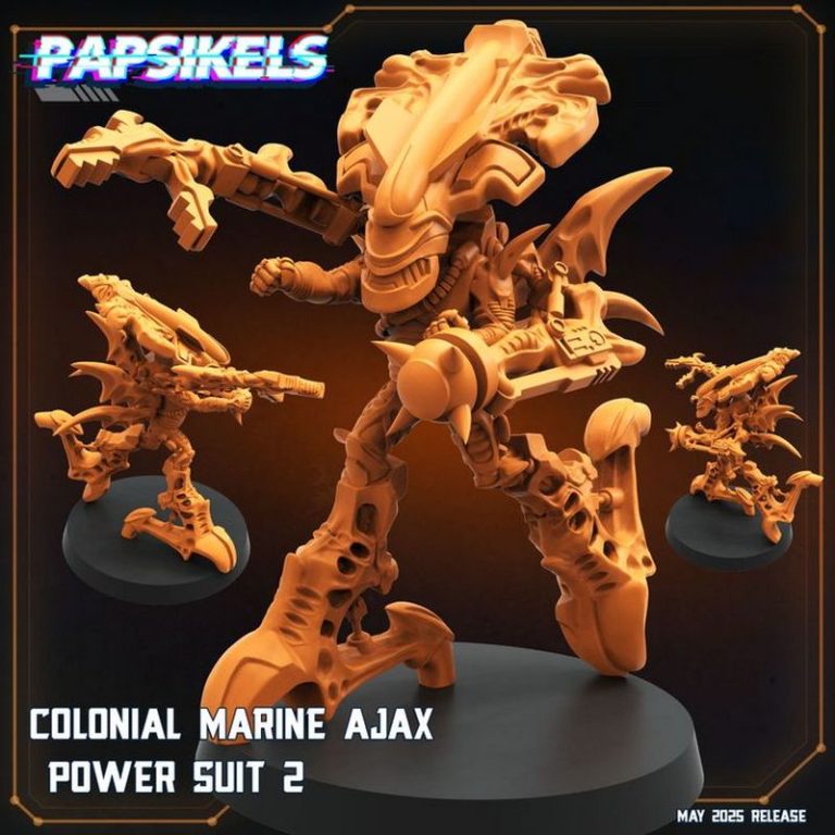 Papsikels迷你模型2025科幻系列3D打印模型|Papsikels Miniatures – May 2025 – Sci-Fi Models – 3D Print Model