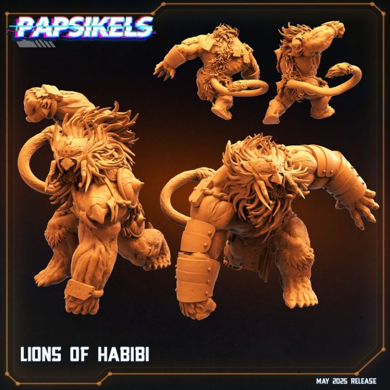 Papsikels迷你模型2025科幻系列3D打印模型|Papsikels Miniatures – May 2025 – Sci-Fi Models – 3D Print Model