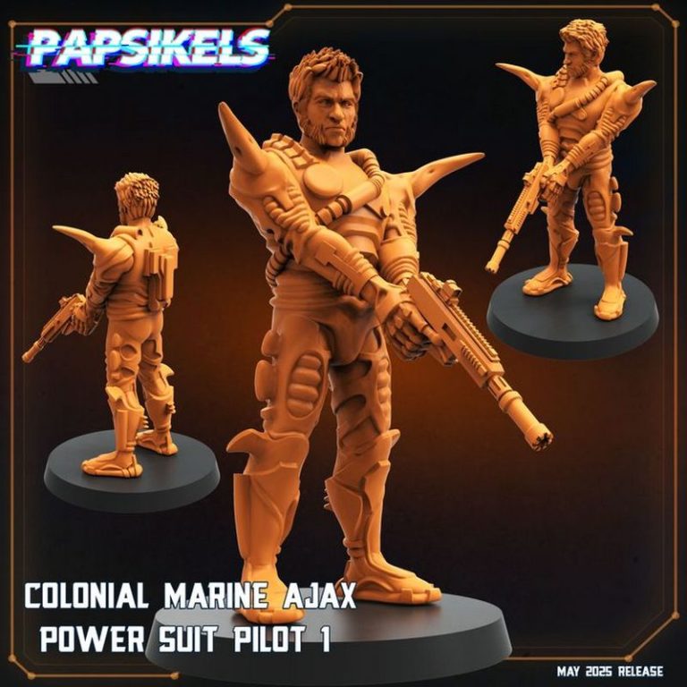 Papsikels迷你模型2025科幻系列3D打印模型|Papsikels Miniatures – May 2025 – Sci-Fi Models – 3D Print Model
