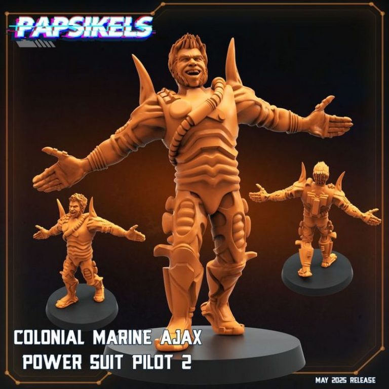 Papsikels迷你模型2025科幻系列3D打印模型|Papsikels Miniatures – May 2025 – Sci-Fi Models – 3D Print Model