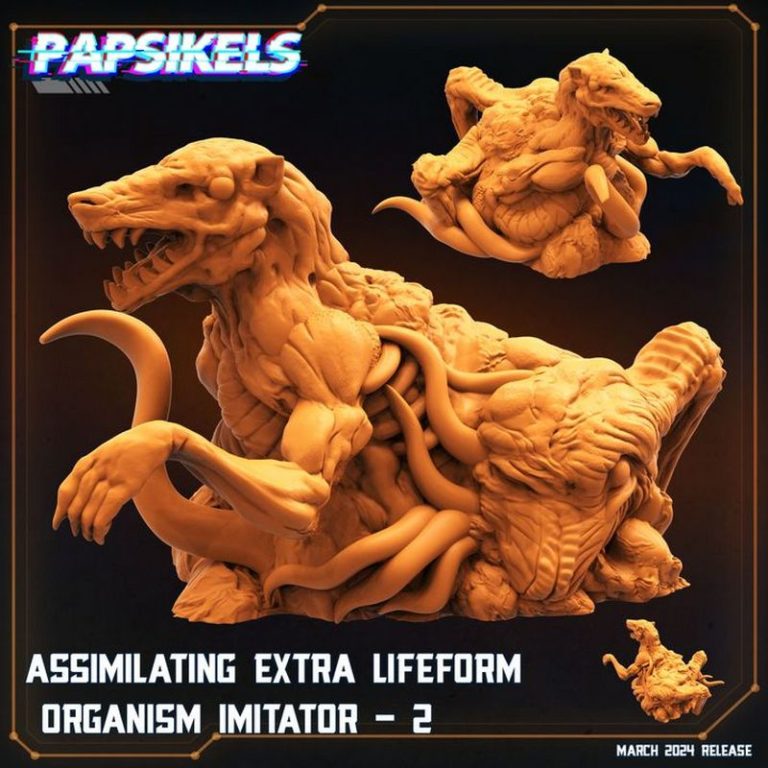 Papsikels迷你模型2025年3月科幻主题3D打印作品|Papsikels Miniatures – March 2025 – Sci-Fi Models – 3D Print Model