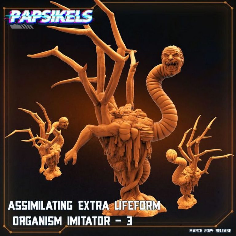 Papsikels迷你模型2025年3月科幻主题3D打印作品|Papsikels Miniatures – March 2025 – Sci-Fi Models – 3D Print Model