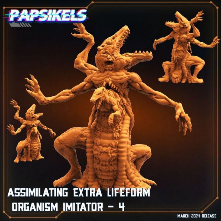 Papsikels迷你模型2025年3月科幻主题3D打印作品|Papsikels Miniatures – March 2025 – Sci-Fi Models – 3D Print Model