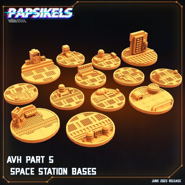 Papsikels迷你模型：2023年6月《异形vs人类》3D打印作品|Papsikels Miniatures – June 2023 – Alien vs Humans – 3D Print Model