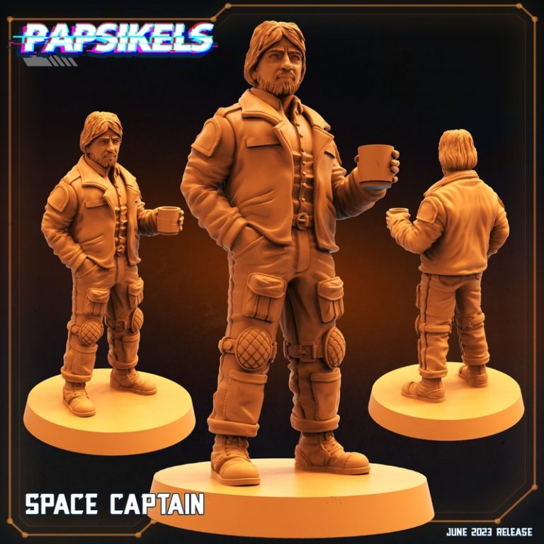 Papsikels迷你模型：2023年6月《异形vs人类》3D打印作品|Papsikels Miniatures – June 2023 – Alien vs Humans – 3D Print Model