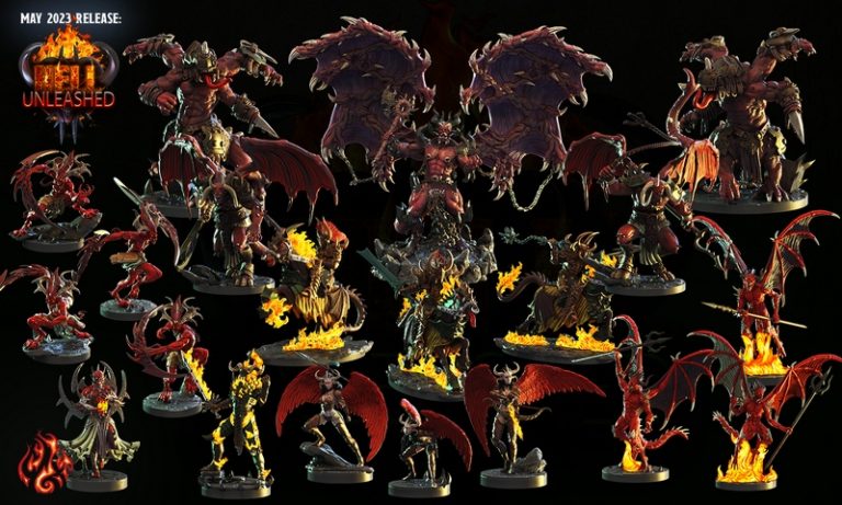 Crippled God Foundry 2023地狱爆发 3D打印模型|Crippled Gοd Foundry – May 2023 – Hell Unleashed – 3D Print Model