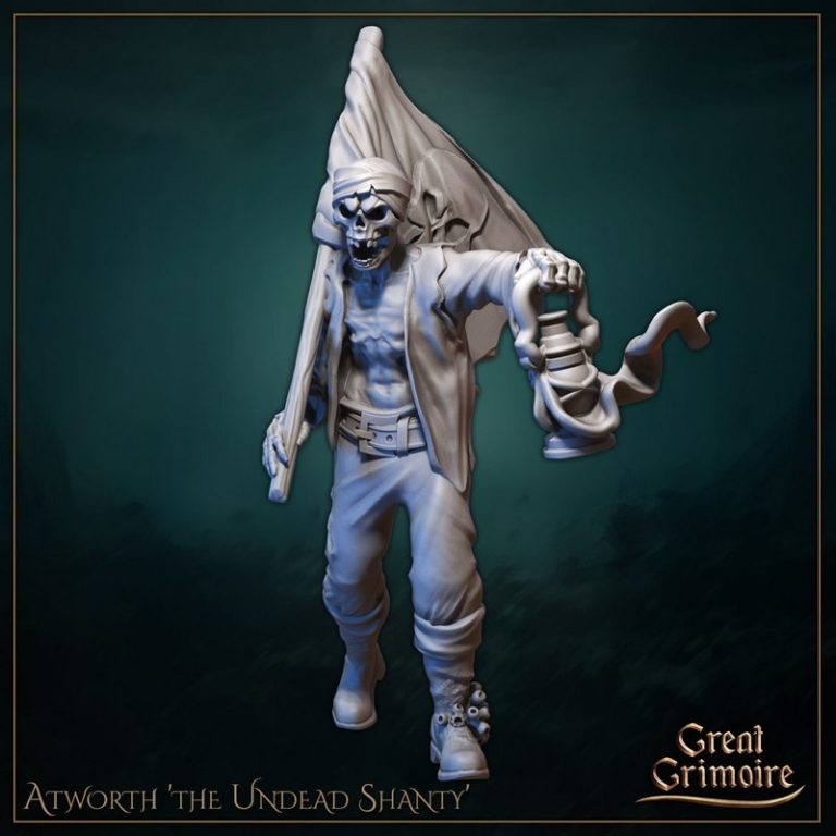 伟大秘典 — 2023年7月 — 暴风雨降临 — 3D打印模型|Great Grimoire – July 2023 – Gathering Storm – 3D Print Model