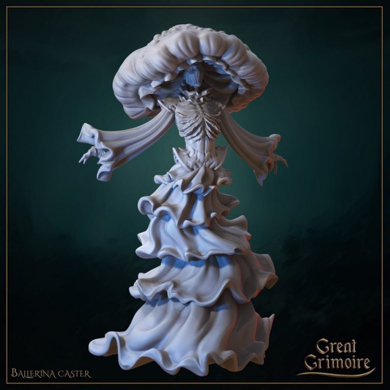 伟大秘典 — 2023年7月 — 暴风雨降临 — 3D打印模型|Great Grimoire – July 2023 – Gathering Storm – 3D Print Model