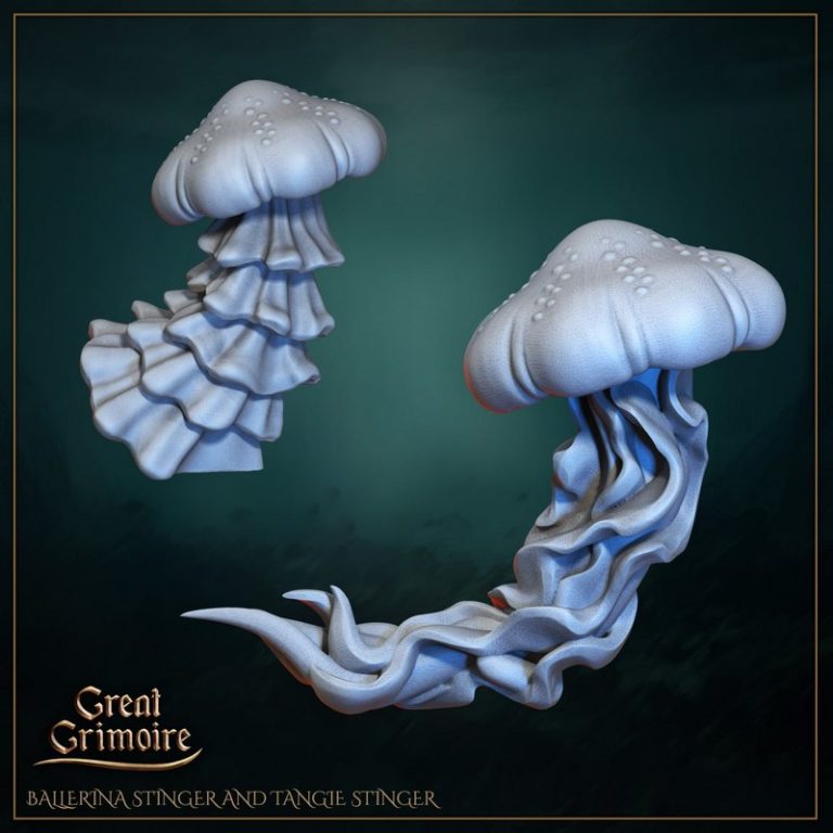 伟大秘典 — 2023年7月 — 暴风雨降临 — 3D打印模型|Great Grimoire – July 2023 – Gathering Storm – 3D Print Model