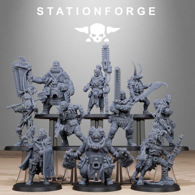Station Forge — 技术狂暴战士 3D打印模型|Station Forge – Techno Savage Barbarians – 3D Print Model