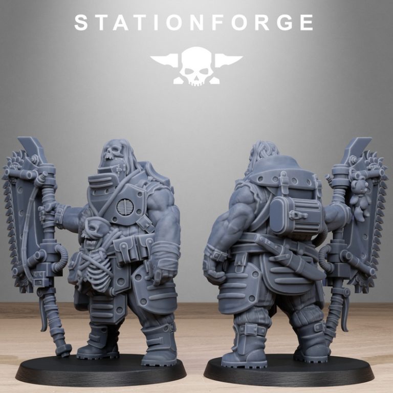 Station Forge — 技术狂暴战士 3D打印模型|Station Forge – Techno Savage Barbarians – 3D Print Model