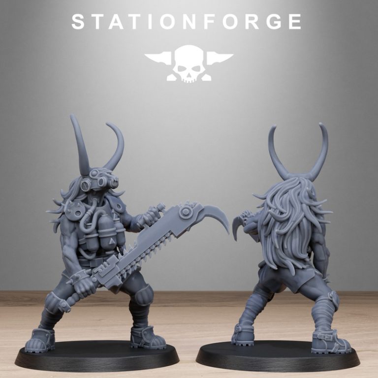 Station Forge — 技术狂暴战士 3D打印模型|Station Forge – Techno Savage Barbarians – 3D Print Model