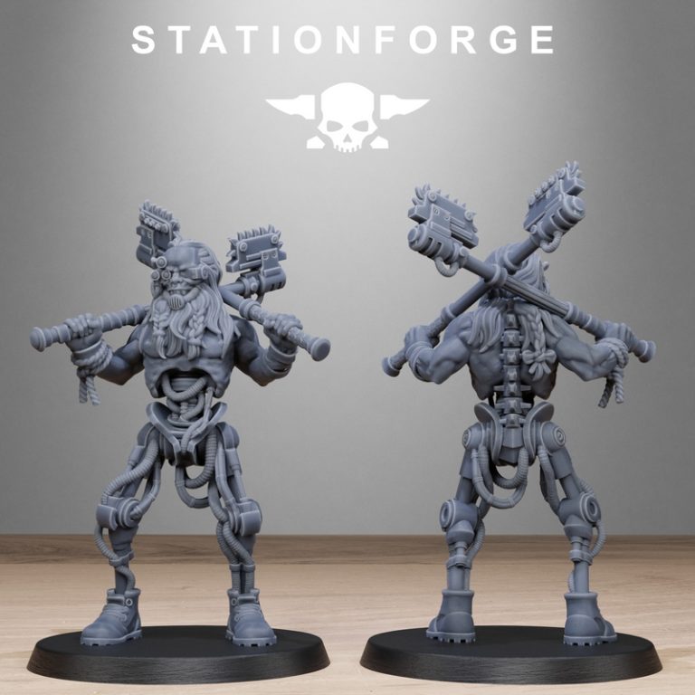 Station Forge — 技术狂暴战士 3D打印模型|Station Forge – Techno Savage Barbarians – 3D Print Model