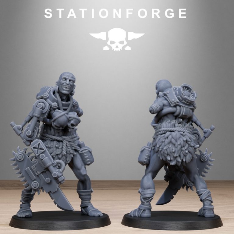 Station Forge — 技术狂暴战士 3D打印模型|Station Forge – Techno Savage Barbarians – 3D Print Model