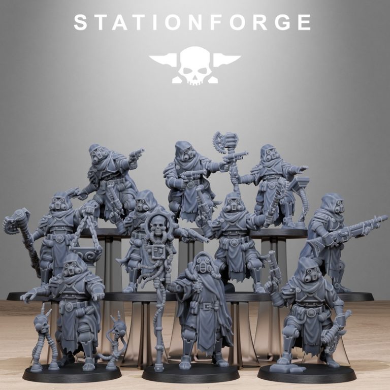 Station Forge——动漫游戏角色3D打印模型集|Station Forge – Scavenger Tech Magicians – 3D Pint Model