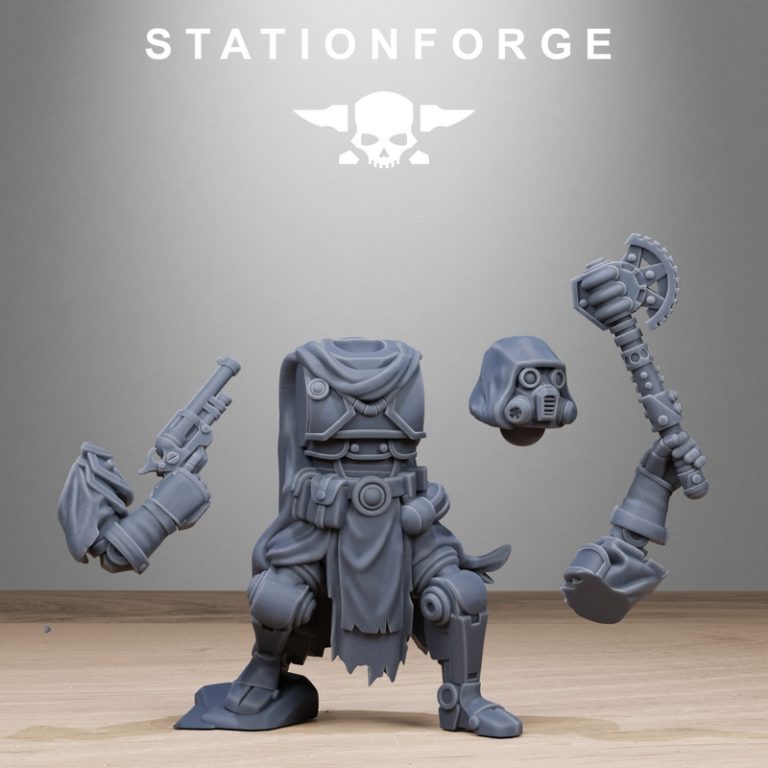 Station Forge——动漫游戏角色3D打印模型集|Station Forge – Scavenger Tech Magicians – 3D Pint Model