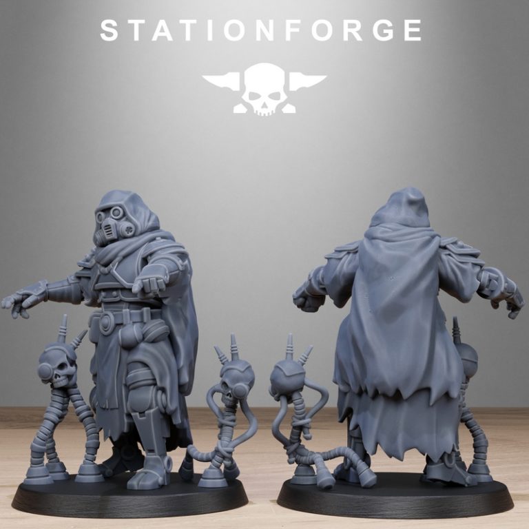 Station Forge——动漫游戏角色3D打印模型集|Station Forge – Scavenger Tech Magicians – 3D Pint Model