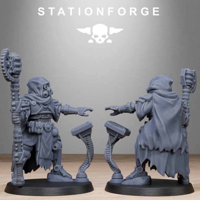 Station Forge——动漫游戏角色3D打印模型集|Station Forge – Scavenger Tech Magicians – 3D Pint Model