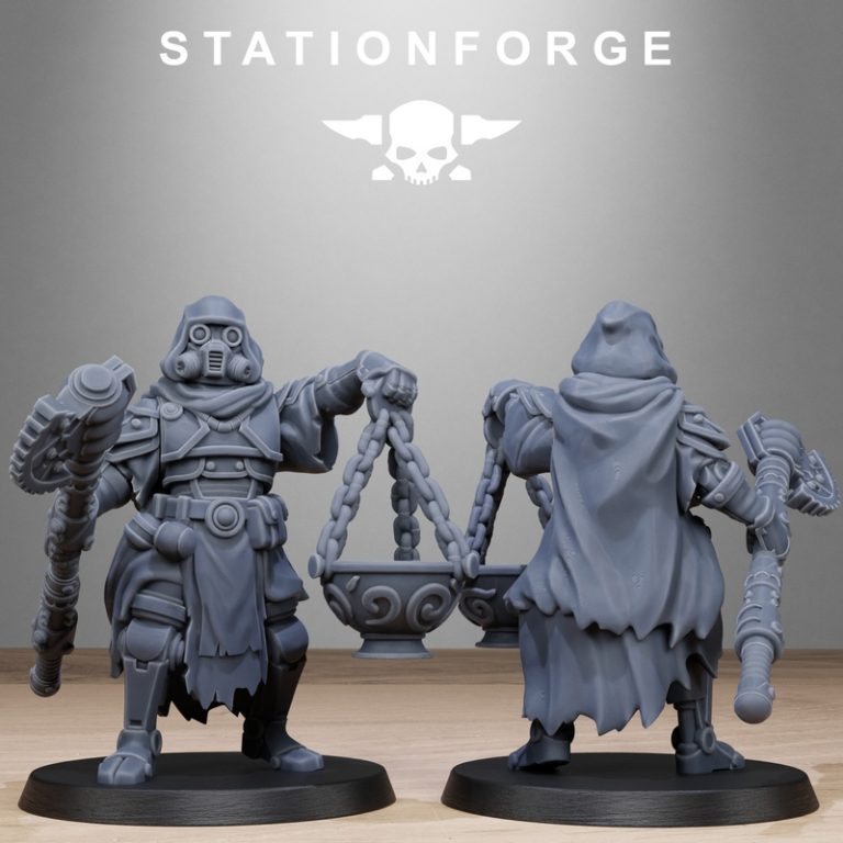 Station Forge——动漫游戏角色3D打印模型集|Station Forge – Scavenger Tech Magicians – 3D Pint Model