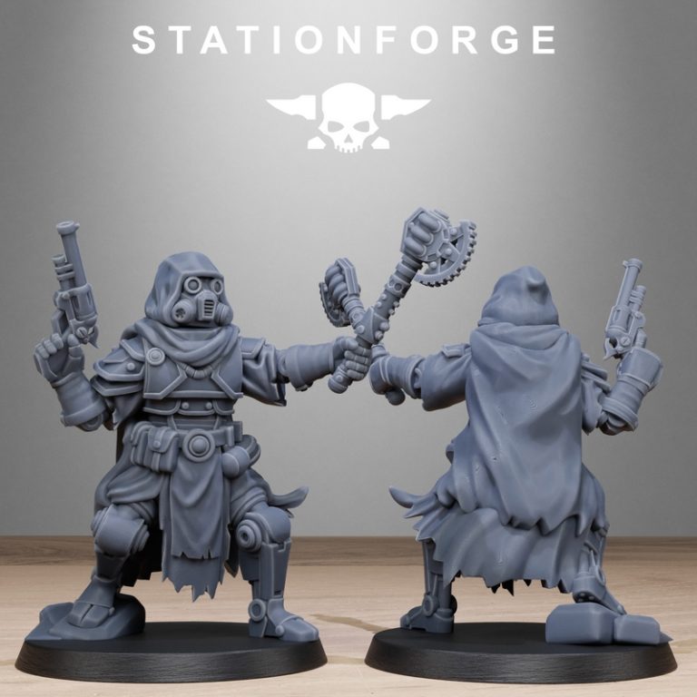Station Forge——动漫游戏角色3D打印模型集|Station Forge – Scavenger Tech Magicians – 3D Pint Model