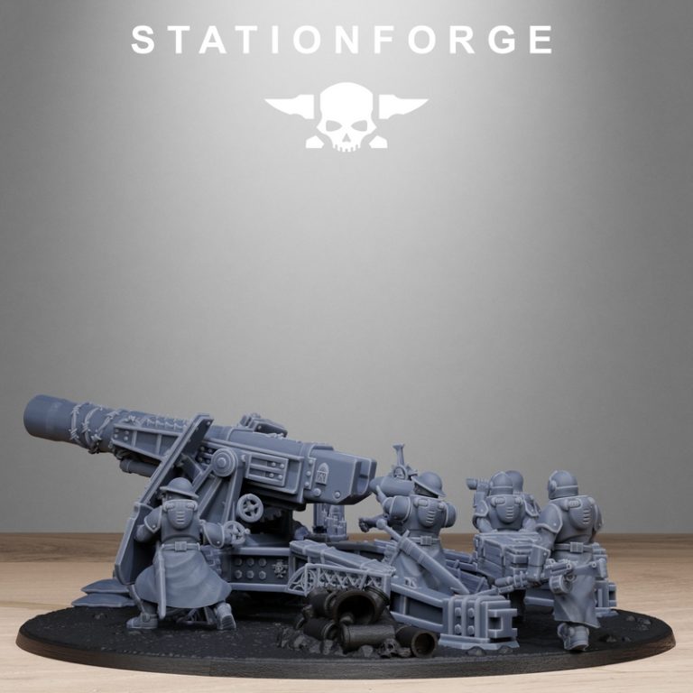 Station Forge - 皇家卫队炮兵 - 3D打印模型|Station Forge – Royal Guard Artillery – 3D Print Model