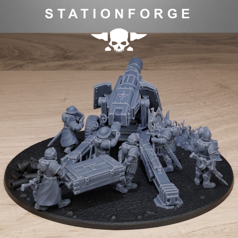 Station Forge - 皇家卫队炮兵 - 3D打印模型|Station Forge – Royal Guard Artillery – 3D Print Model