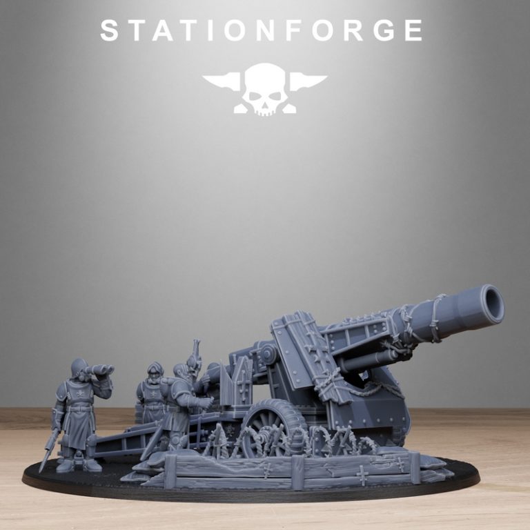 Station Forge - 皇家卫队炮兵 - 3D打印模型|Station Forge – Royal Guard Artillery – 3D Print Model