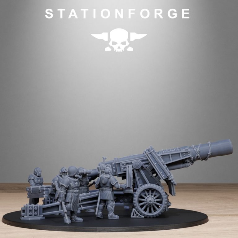 Station Forge - 皇家卫队炮兵 - 3D打印模型|Station Forge – Royal Guard Artillery – 3D Print Model