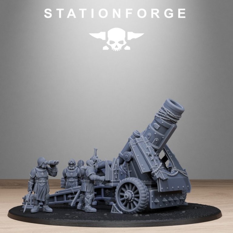 Station Forge - 皇家卫队炮兵 - 3D打印模型|Station Forge – Royal Guard Artillery – 3D Print Model
