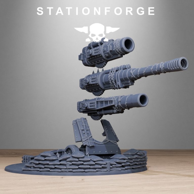 Station Forge - 皇家卫队炮兵 - 3D打印模型|Station Forge – Royal Guard Artillery – 3D Print Model