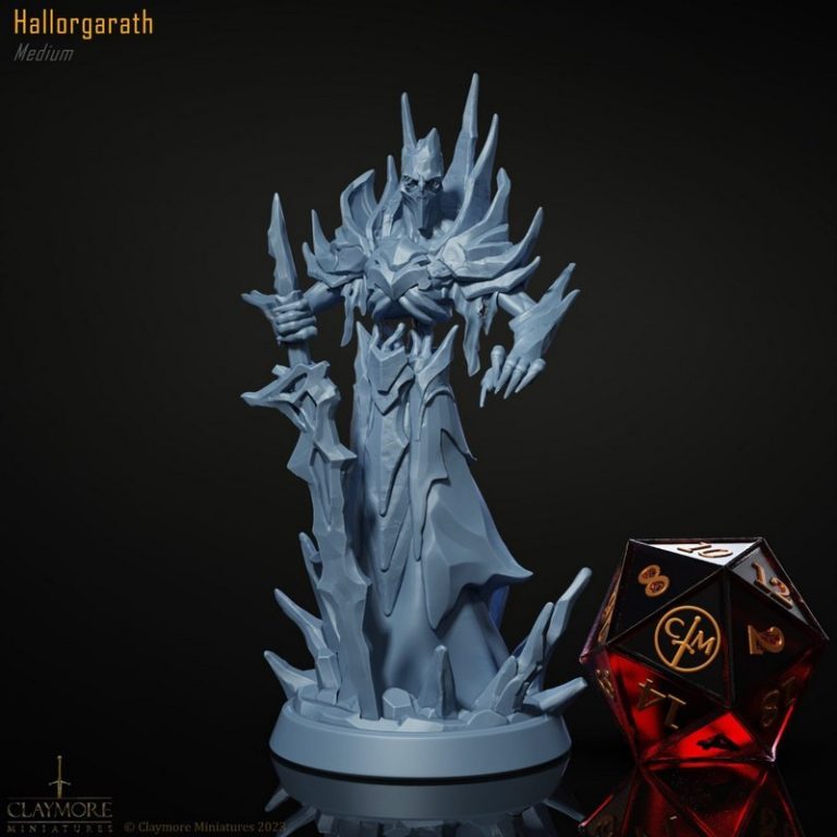 Claymore迷你模型——霜风战争系列3D打印角色模型|Claymore Miniatures – The Frostwind War – 3D Print Model