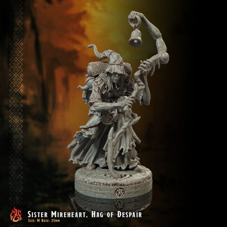 泥沼教团——克里普尔之神锻造厂3D打印模型|Crippled God Foundry – The Coven of the Mire – 3D Print Model