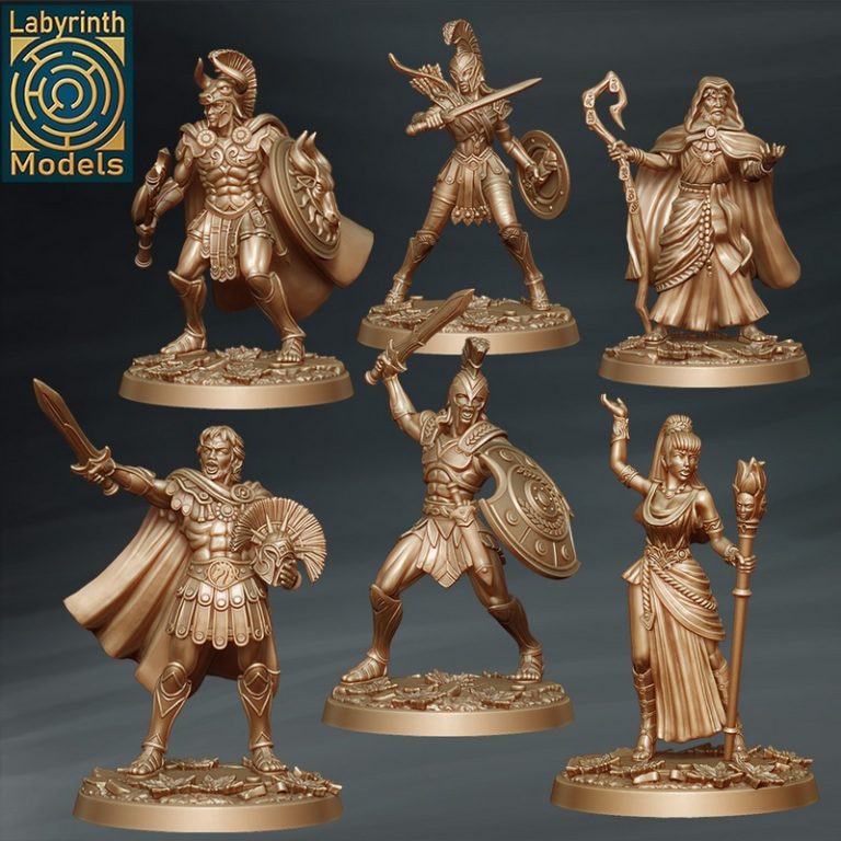 Labyrinth Models – Olympians Collection Vol.2 – 3D Print Model